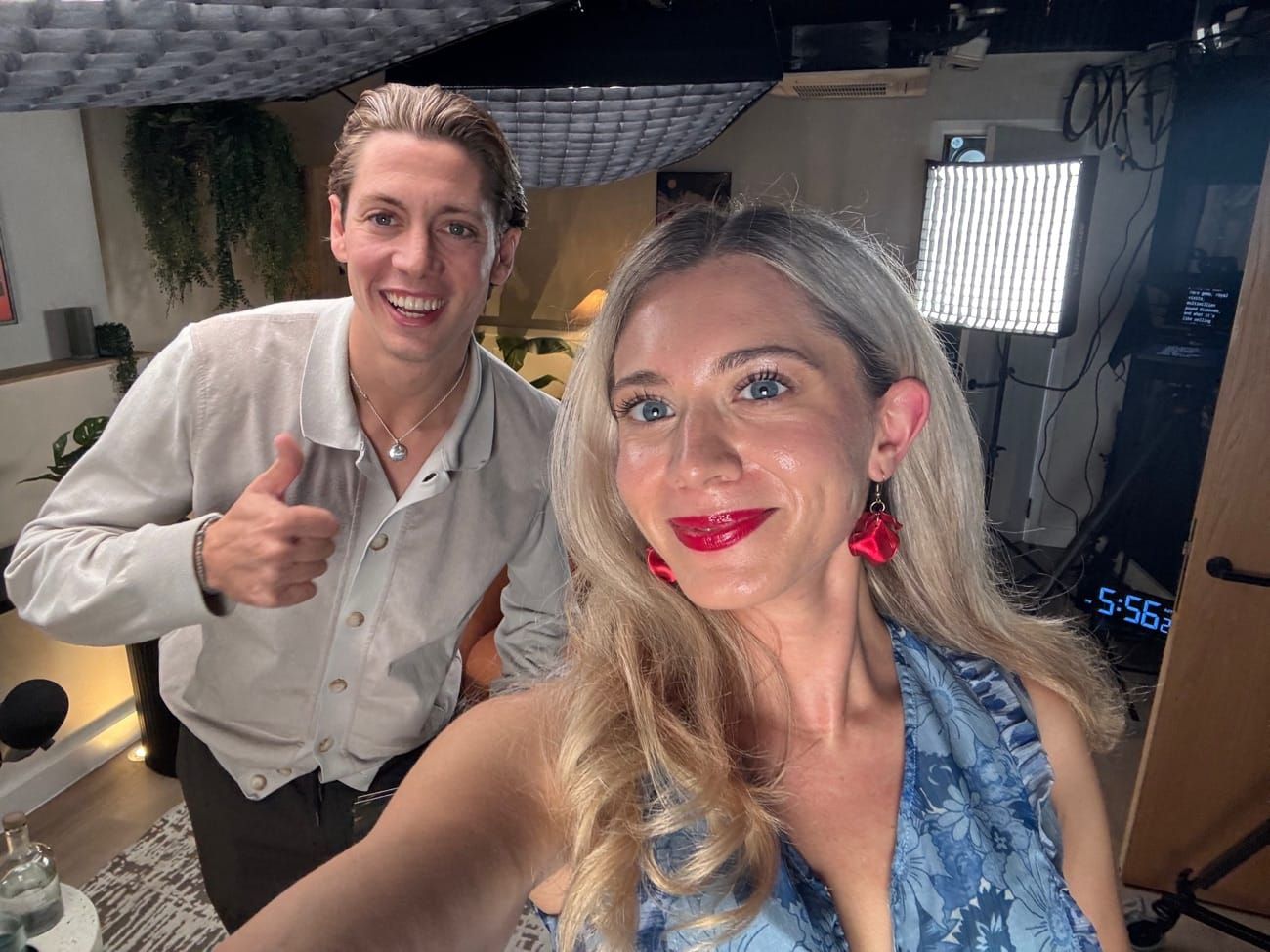 Sabrina Stocker with Sam Vanderpump